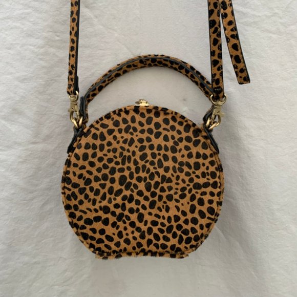 Anthropologie Handbags - NWOT Anthropologie Calfskin Leopard Print Bag